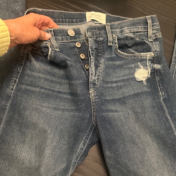 McGuire Newton High Rise Skinny Jeans Distressed Women's Size 27 - Picture 1 of 6